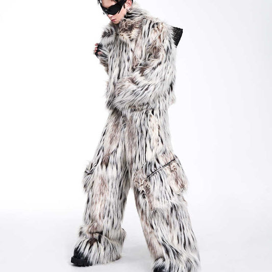 Men's Short Autumn And Winter Imitation Fur