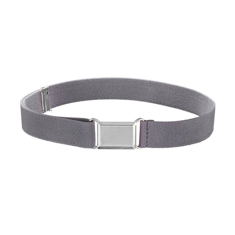 Children's Men's And Women's Elastic Band Monochrome Pants Belt