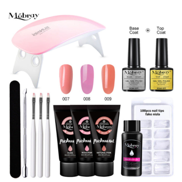 Crystal Extended Glue Suit Manicure Set Suit Tools