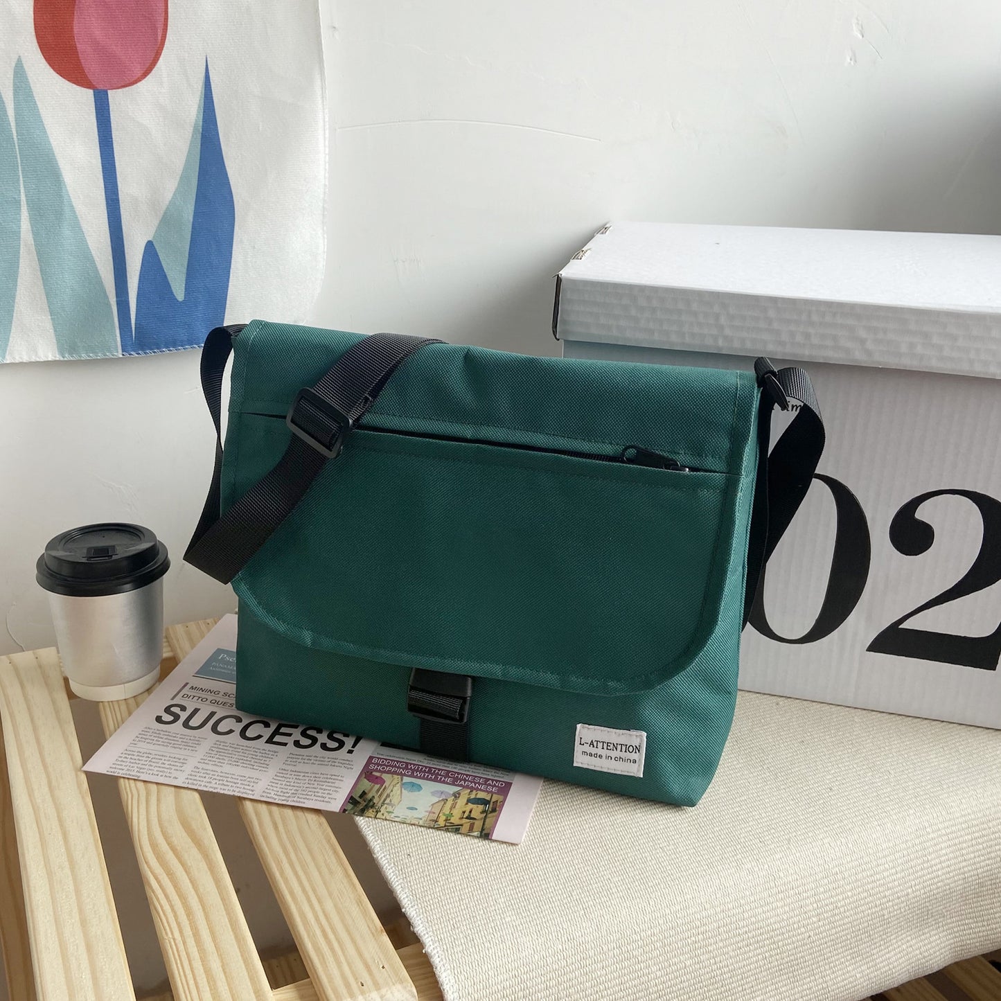 Men's And Women's Fashion Casual Single Shoulder Crossbody Bag