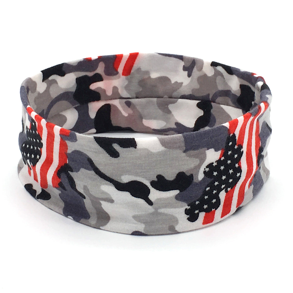 Sportsyoga-hårbånd i bomuld Camo Stretch