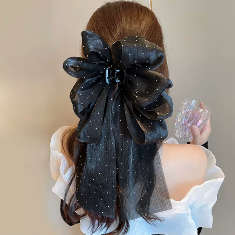 Super-fairy Floral Starry Bow Ribbon Grip High Sense