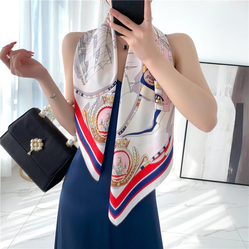 Fashion Home Color Leopard Twill Scarf