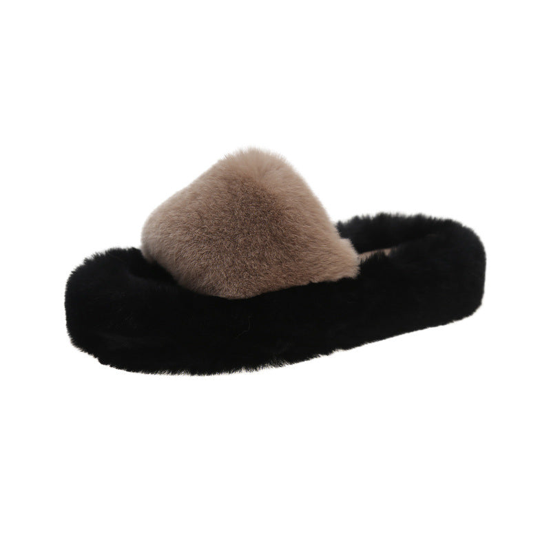 Platform Slippers Women's Comfortable Fashion Home