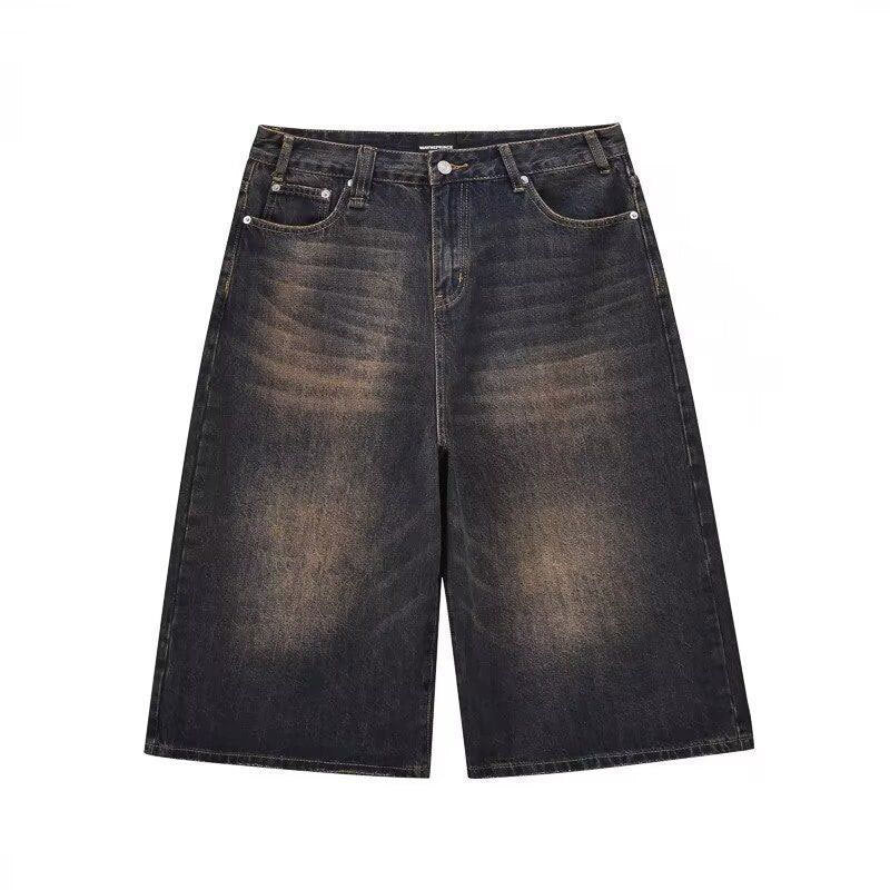 Retro Pear-Shaped Nostalgic Wide-Leg Denim Jeans For Women
