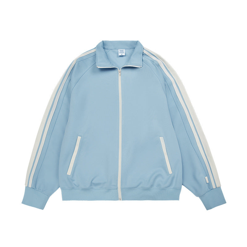 Cream Contrast Ribbon Suit Couples Jacket