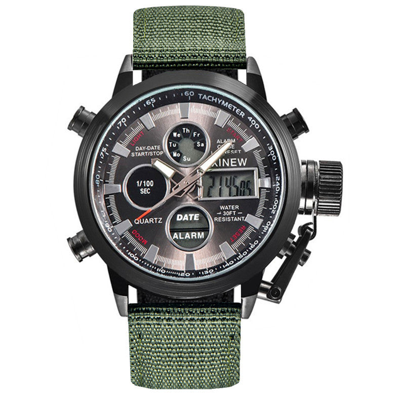 Men's Fashion Belt Multi-functional Watch