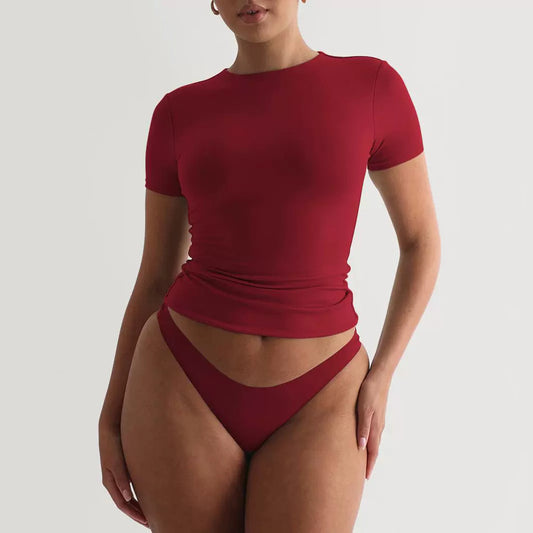 Slim-fit sexet hot girl ren lyst-top
