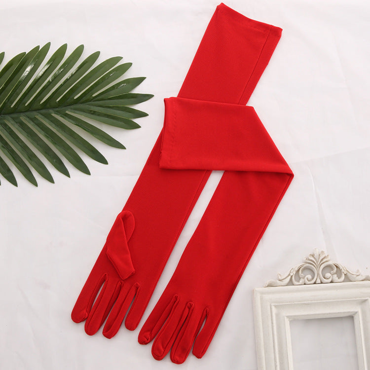 50cm Over Elbow Performance Matte Stretch Gloves