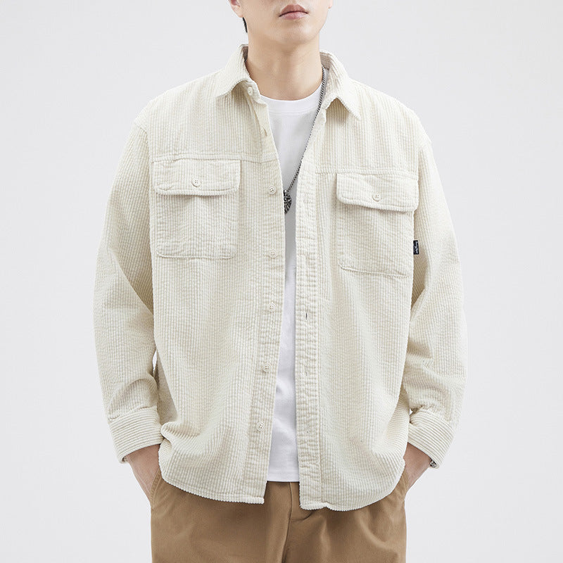 American Retro Patchwork Fashion Brand Casual Jacket For Men