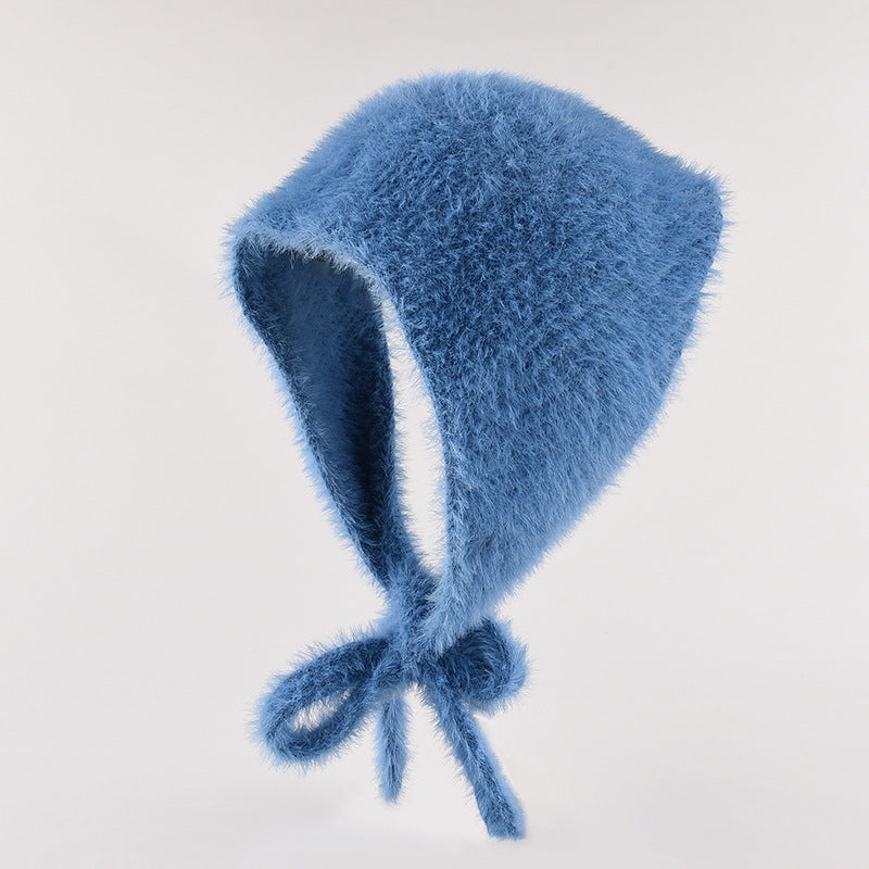 Women's Autumn And Winter Warm Plush Knitted Hat