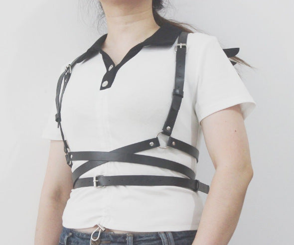 Fashion All-match Punk Binding Wings Belt
