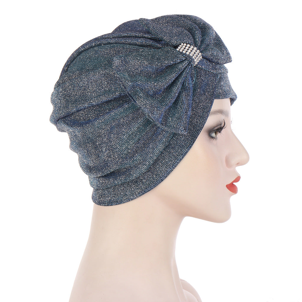 Headband Hat With A Large Cross Bow On The Forehead