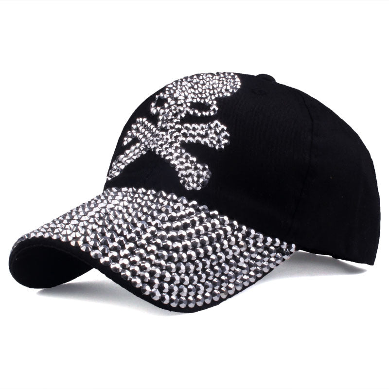 Skull And Diamond Baseball Sun Hat
