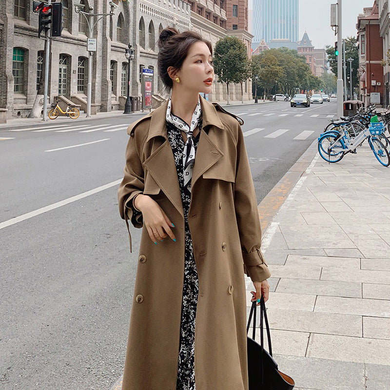 Women's Mid-length Over-the-knee Loose Slimming Waist Coat