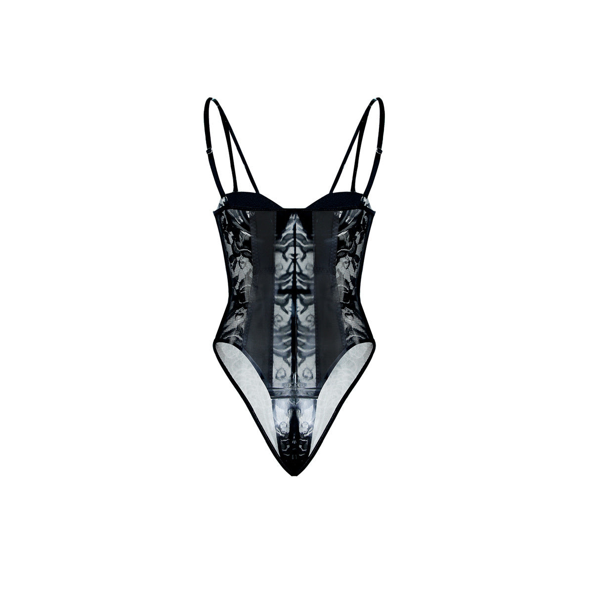 Women's Lace Stitching Niche Street Hot Girl Style Jumpsuit