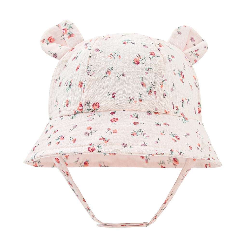 European And American Baby Rabbit Ears Bucket Hat