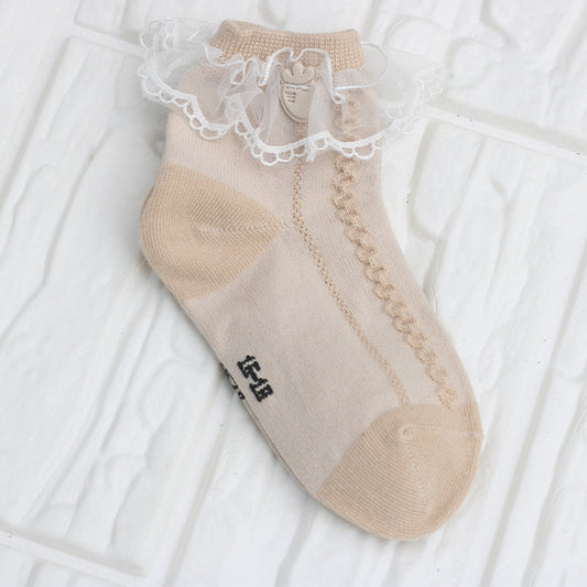 Japanese And Korean Trend Girl Socks Lace Princess