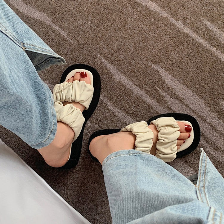 Korean Version Of Platform Sandals And Slippers Fairy  Toe