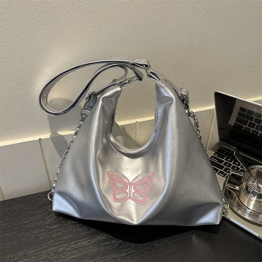 Women's Fashion Casual Soft Leather Large Capacity One-shoulder Bucket Bag