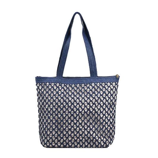 Women's Fashion Simple Straw Hollow Shoulder Bag