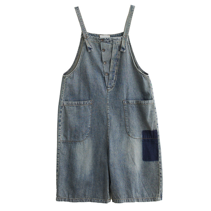 Women's Fashion Loose Strap Jeans