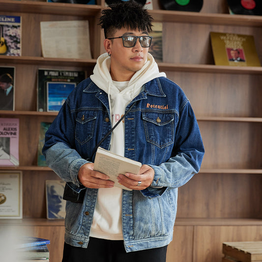 Modetrend Gradient Denimjakke