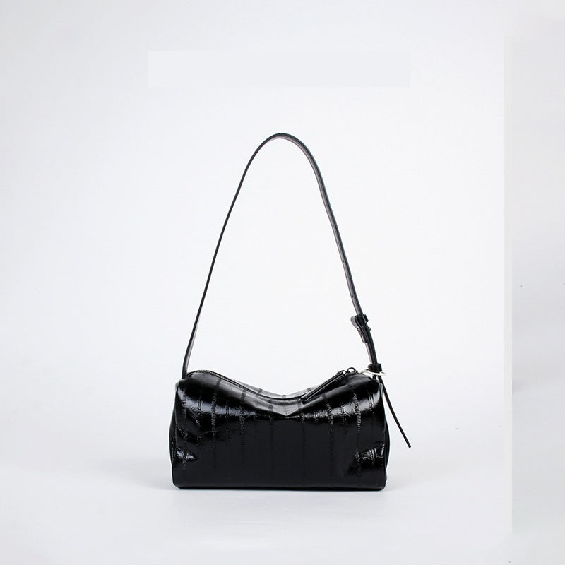 Crossbody Bag Minimalist Design Top Grain Leather Shoulder Bag