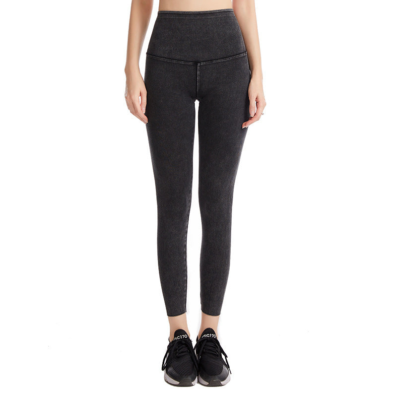 Women's Elastic High Waist Abdominal Hip Lift Yoga Pants