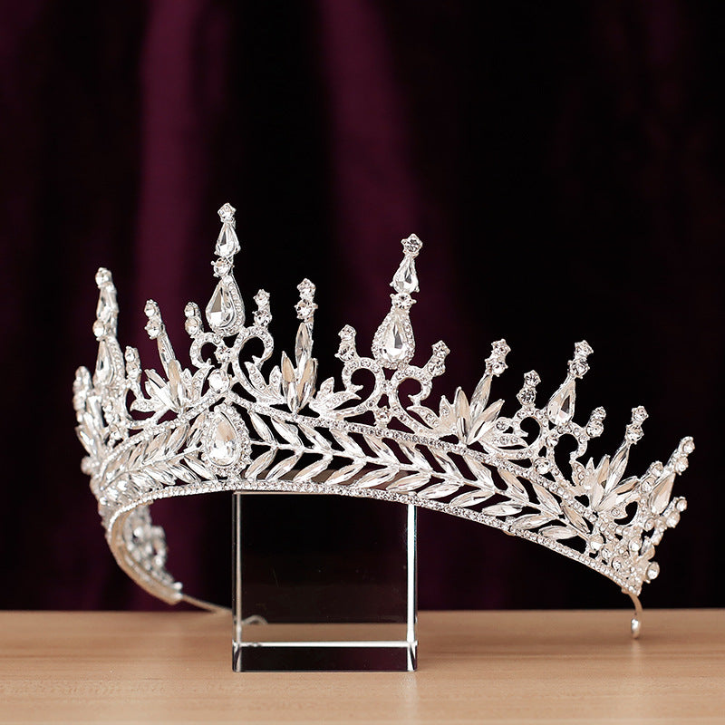 Japan And South Korea Luxury Diamond Crown Retro Elegant Headdress