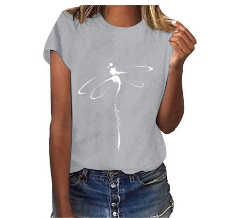 Women's Printed Sleeveless T-shirt