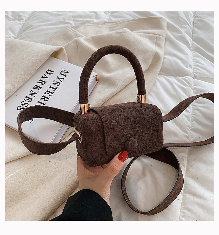 Women's New Popular Frosted One-shoulder Messenger Handbag