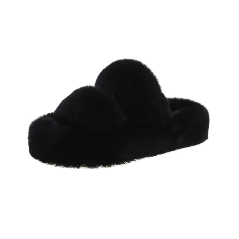 Platform Slippers Women's Comfortable Fashion Parallel Bars