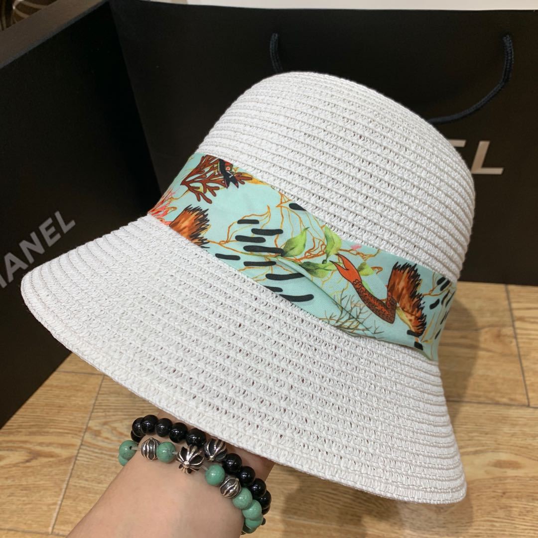 New Mermaid Ribbon Sunscreen Sunshade Bucket Hat
