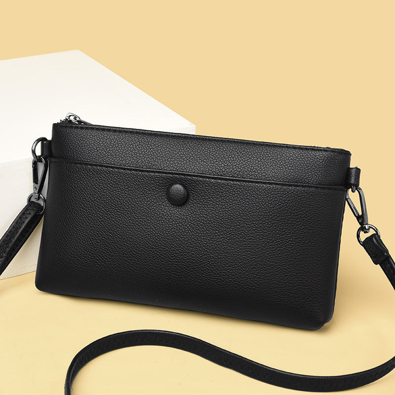 Long Korean Leather Wallet Ladies Mobile Phone Bag