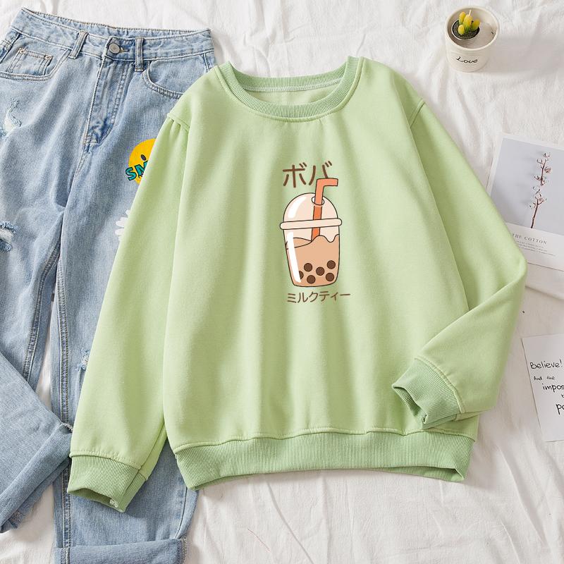 Loose Casual Men's And Women's Korean Style Loose Round Neck Top