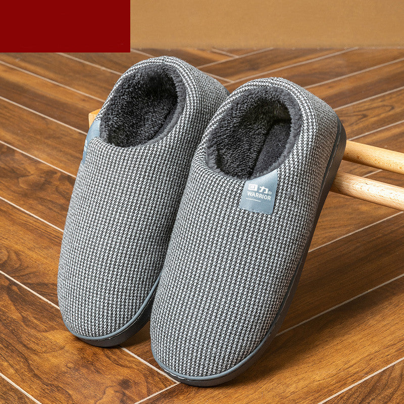 Women's Bag Heel Home Indoor Anti-Slip Cotton Slippers