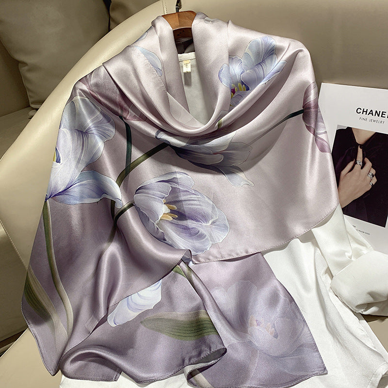 Hangzhou Silk Silk High-end Long Silk Scarf