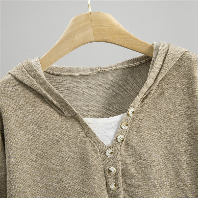 Knitted Sweater And Wide-leg Pants Casual Sportswear Set