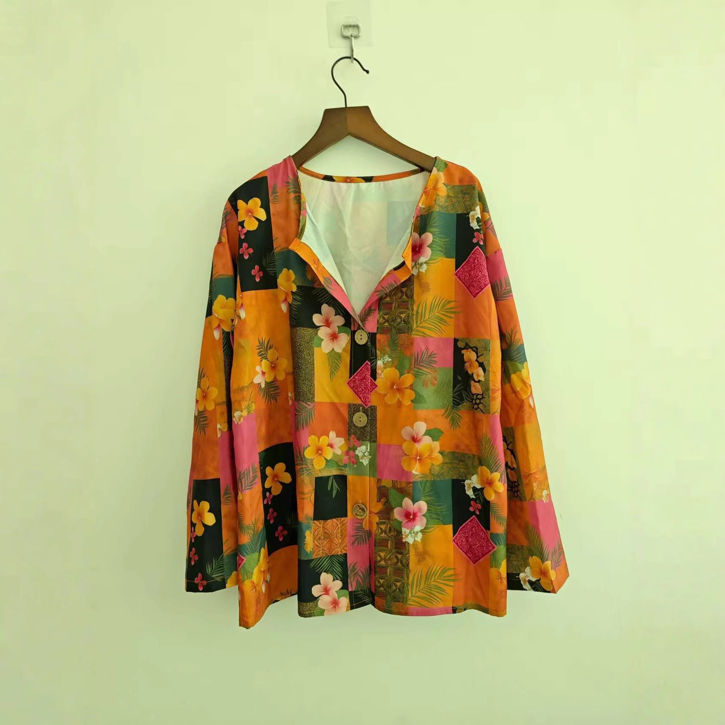 Elegant Womens Blouse With Prints