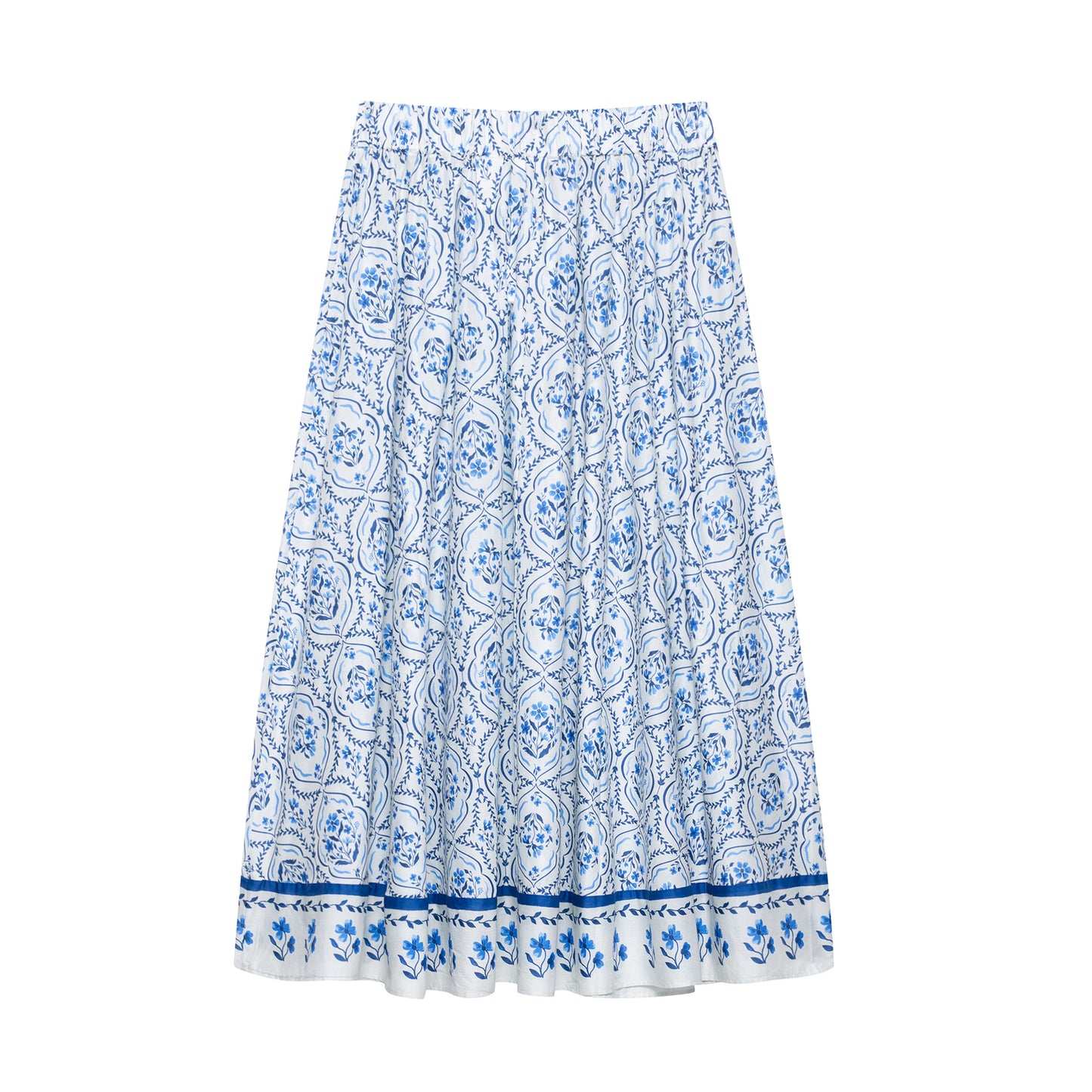 Versatile Chic Midi Skirt For Vacationperfect For Casual Everyday Looks
