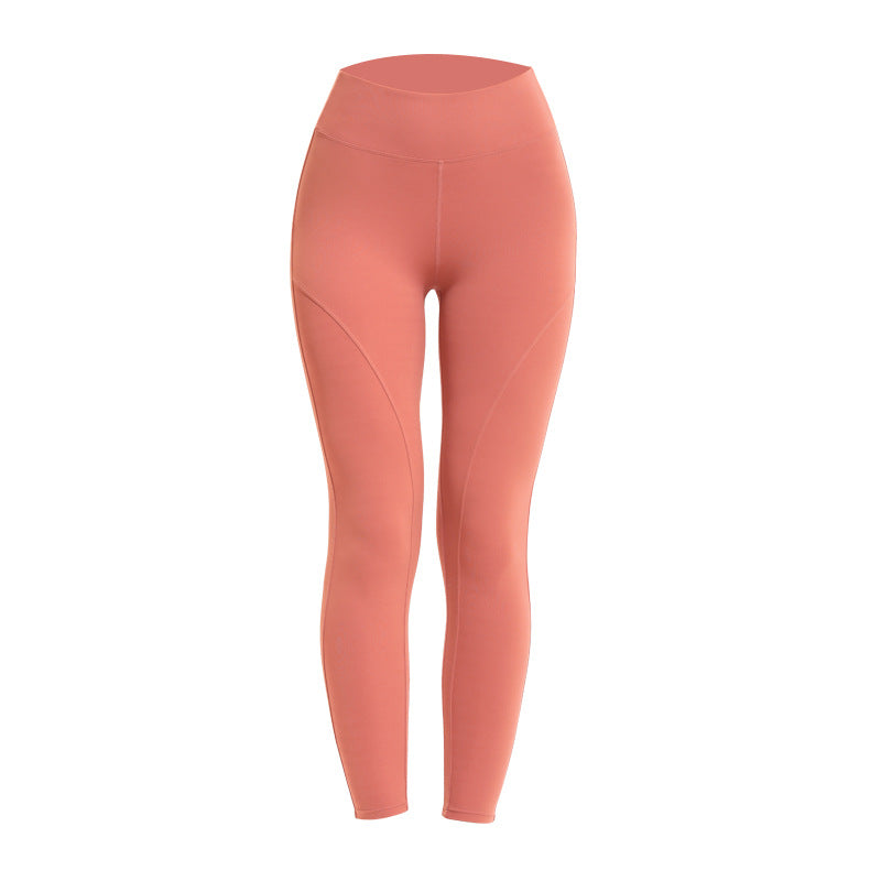 High-waisted Abdomen Running Stretch Breathable Yoga Pants
