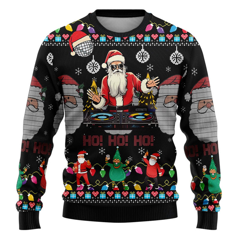 printed Ugly Christmas Sweater For Men 3D