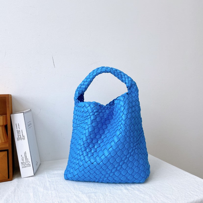 Woven Large Capacity Versatile Tote Shoulder Bag