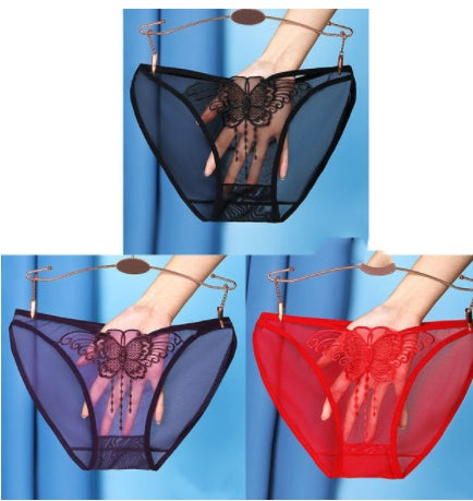 Butterfly High Elastic Breathable Transparent Briefs