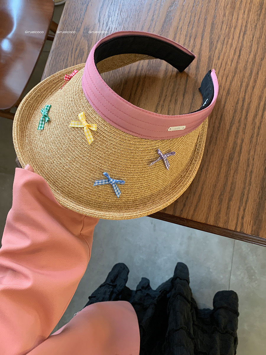 Original Design Color Bow Sun Hat