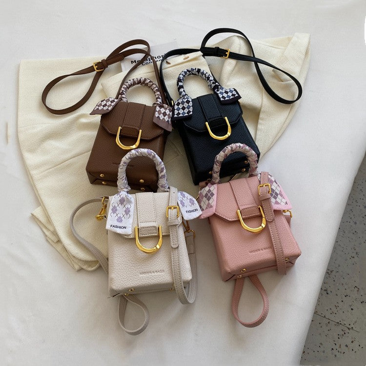 Nyt Fashion Halstørklæde Dekoration Håndtaske Dame Alsidig Crossbody