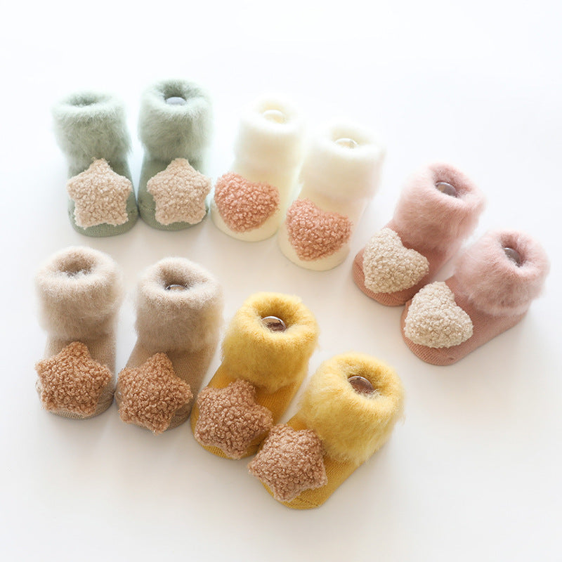 Non-slip Floor Socks Three-dimensional Doll Baby