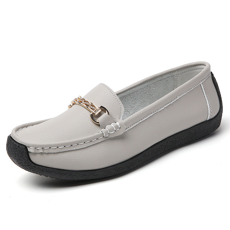 Leisure Women's Flat-heeled Shoes Soft Bottom Soft Surface
