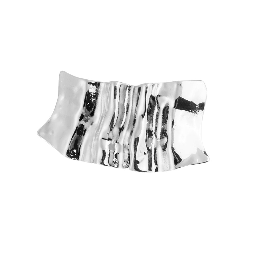 Convex Folding Hairpin Headdress Pleated Fashionable Irregular